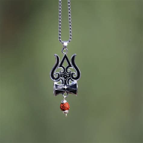 Trishul Rudraksha Pendant for Focus – Archyam