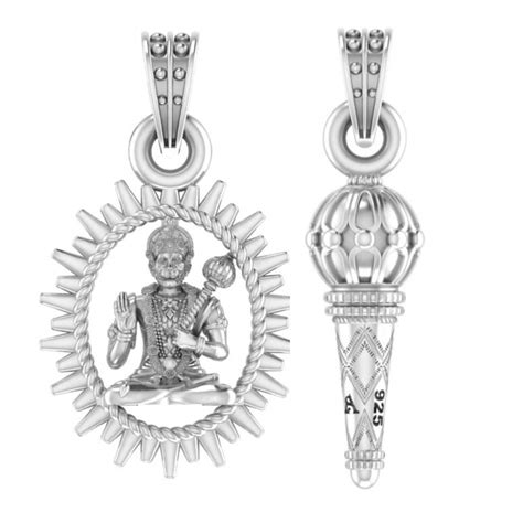 Akshat Sapphire Sterling Silver (92.5% purity) combo pack of God ...