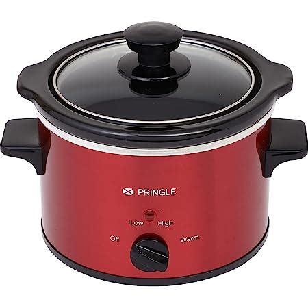 Buy Pringle Electric Slow Cooker 2.5 Liter | Ceramic Pot with Glass Lid ...