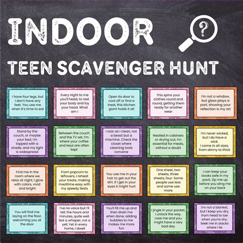16 Exciting Sleepover Activities for Boys | Teen scavenger hunt, Games for teens, Scavenger hunt ...