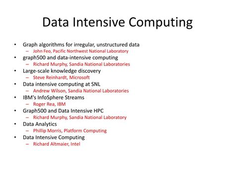 Data Intensive Computing 的图像结果