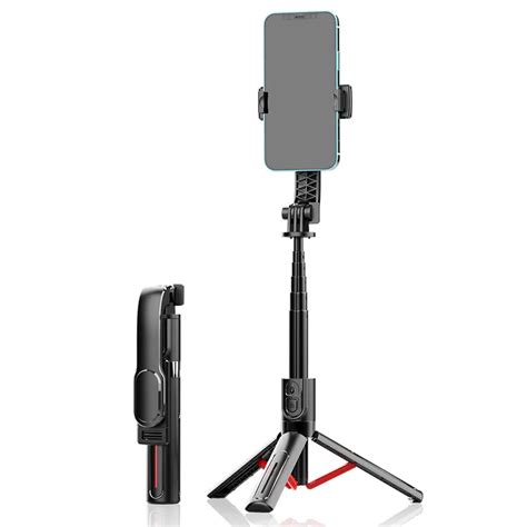 K26 35.4-inch (90cm) aluminum alloy handheld wireless selfie stick ...