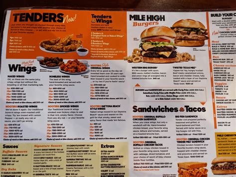 Hooters Restaurant Menu Taipei Hooters Rooftop Bar Near Taipei 101