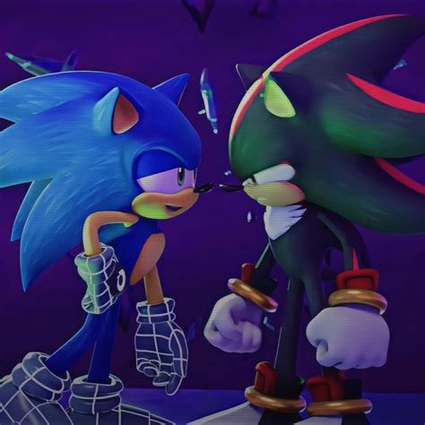 sonic and shadow ★ | Sonic and shadow, Shadow the hedgehog, Sonic art