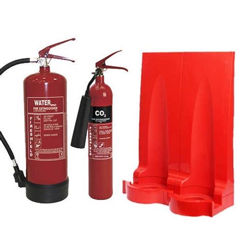 Buy 2KG Co2, 6LTR Water Fire Extinguisher & Double Red Modular ...