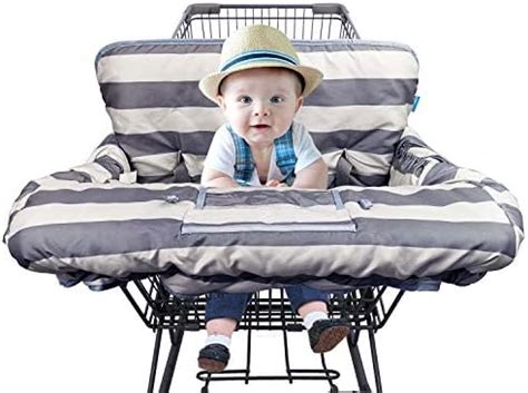 Shopping Cart Cover for Baby boy Girl, Cotton, with Cellphone Carrier ...