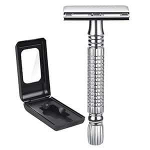 ZIBUYU® Double Edge Safety Razor for Men & Women, Stainless Razor With ...