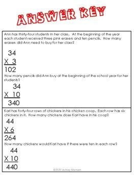 Image result for Maths Two-Digit Story Problems