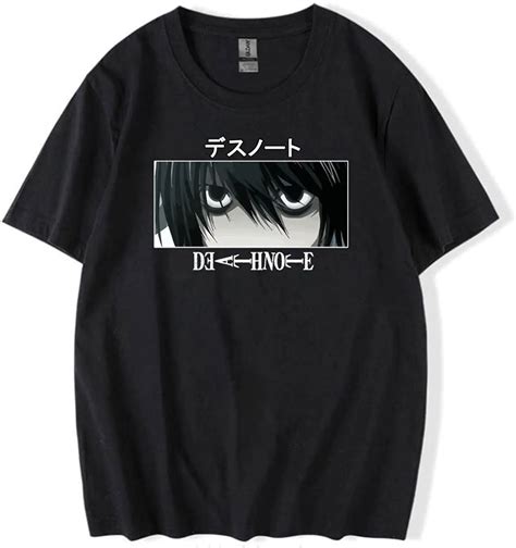Keepmore-Japanese-Anime-Death-Note-T-Shirt-L-Lawliet-Ryuk-Unisex-T ...