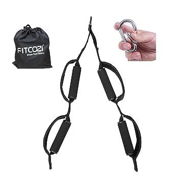Fitcozi Tricep Rope Strap Cable Attachments for Gym Use - Exercise ...