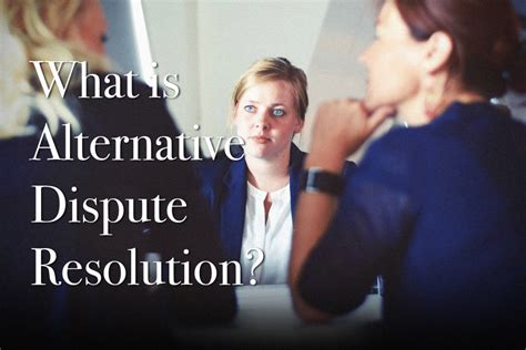 Image result for Alternative Conflict Resolution