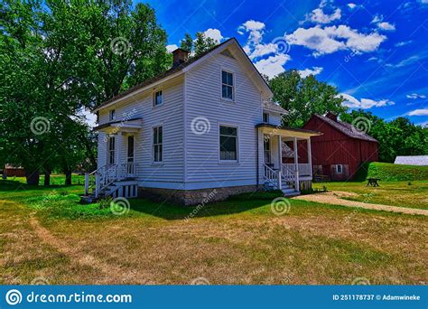 Old Farm House and Barn Stonefield Village Near Cassville WI and Nelson ...