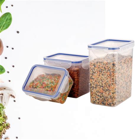 Buy Rectangular Airtight Food Storage Containers | DeoDap