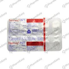 Gabaneuron Nt 400/10mg Strip Of 10 Tablets: Uses, Side Effects, Price ...