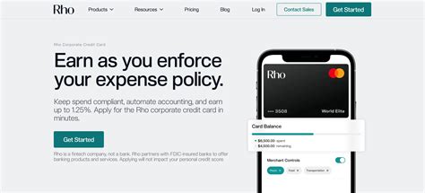 Rho Corporate Credit Card | Apply in Minutes