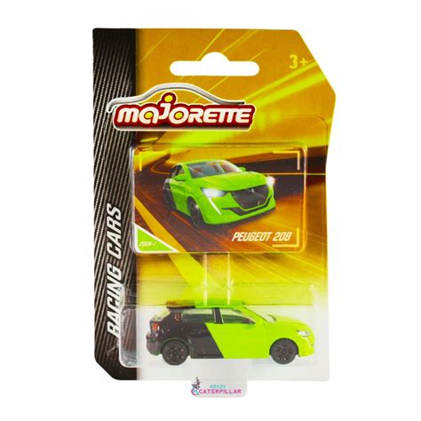 Peugeot 208: Racing Cars - 1:64 | Majorette – Krazy Caterpillar
