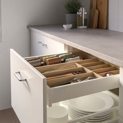 UPPDATERA cutlery tray, light bamboo, 32x50 cm (121/2x191/2") - IKEA