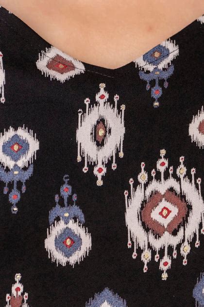Women Black Printed Straight Kurta With Trouser – Nayo Clothing