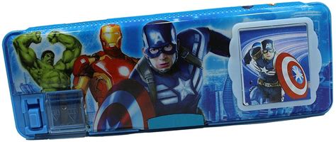 ASU Pencil Boxes for Boys for Schools, Avenger Characters Printed ...