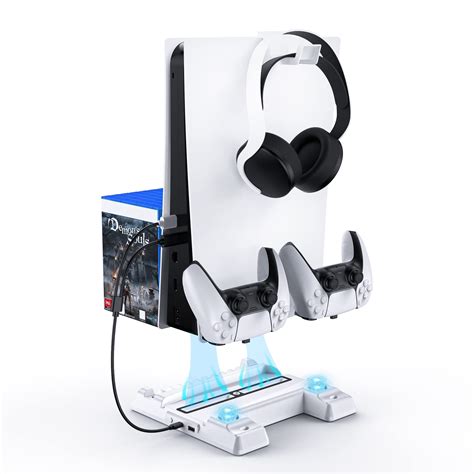 Buy NexiGo PS5 Vertical Stand with Headset Holder, Multifunctional ...