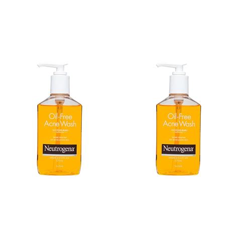 Neutrogena Oil Free Acne Wash | Deep Cleansing Face Wash with Salicylic ...