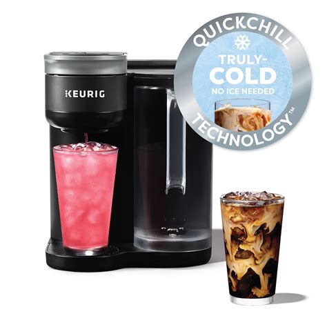 Keurig K-Brew + Chill Iced or Hot K-Cup Coffee Maker with MultiStream ...