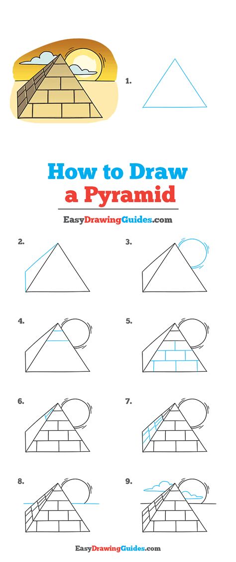 Triangular Based Pyramid Drawing Steps 的图像结果