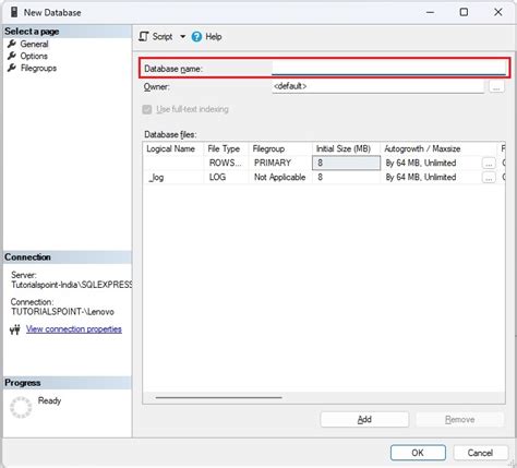 Image result for Create Database SQL Format