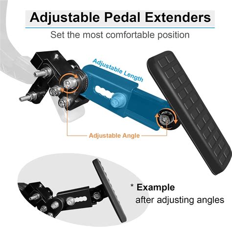 DriFeez Adjustable Gas and Brake Pedal Extenders for Short India | Ubuy