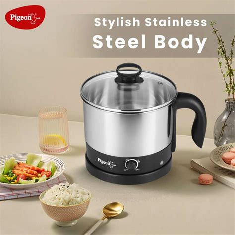 Pigeon Kessel 3in1 Value Pack Electric Kettle Price in India - Buy ...