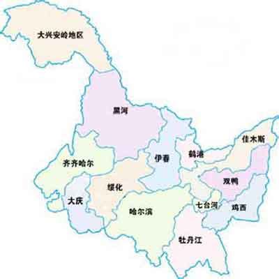 黑龙江省地图全景,黑龙江省地图全图 - 伤感说说吧