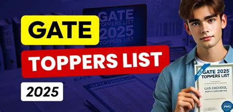 GATE Toppers List 2025 (Available) : AIR 1 to 200 Names Paper-Wise ...