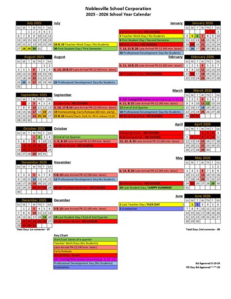 Noblesville Schools Calendar 25-26 Revised [pdf] - EduCounty
