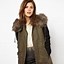 Image result for Ladies Leather Parka