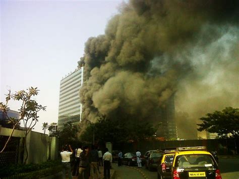 IMAGES: Fire at Mumbai's office hub; no casualties - Rediff.com News
