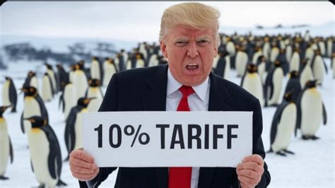 Social Media Erupts with Penguin Memes as Trump Slaps Tariffs on Remote ...