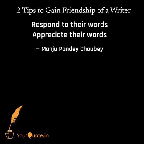 Respond to their words Ap... | Quotes & Writings by Manju Choubey ...