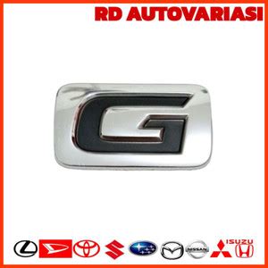 Jual logo emblem lambang huruf toyota g innova lama portuner mrpowq ...