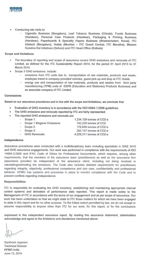 ITC Sustainability Report 2014