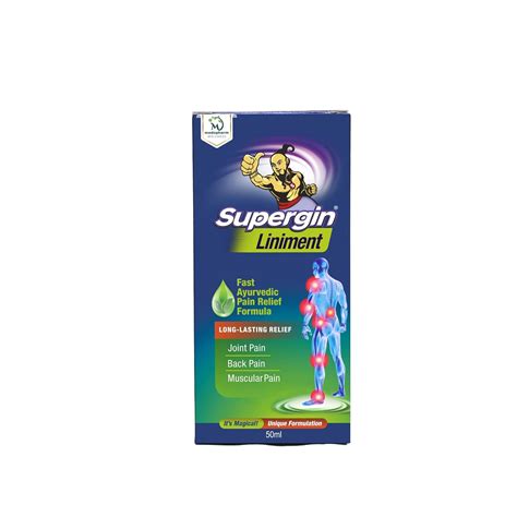 Buy Supergin Liniment Oil - Fast Ayurvedic Pain Relief Formula for ...