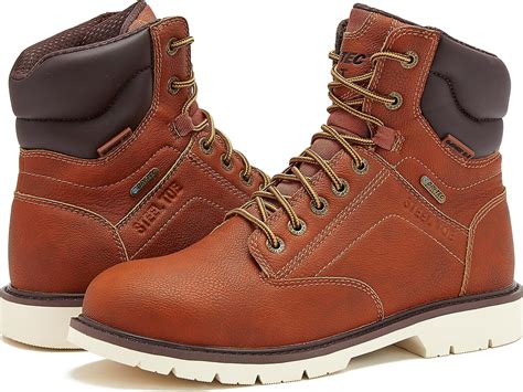 Buy HI-TEC Axel Steel Toe Waterproof Men's Work Boots, Slip Resistant ...