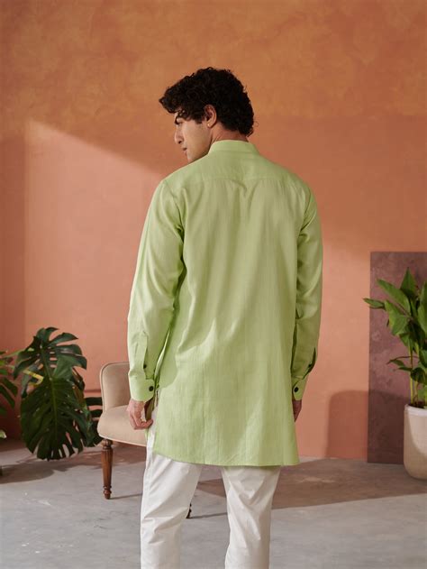 Sage Green Jodhpuri Kurta – QB - QUINTESSENTIAL BASICS
