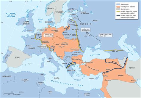 Map Of Europe Before Ww1 1914