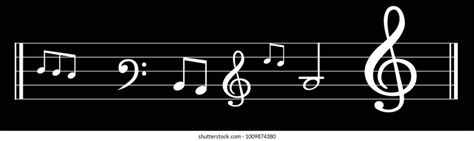 Music Note Symbols Stock Vector (Royalty Free) 1009874380 | Shutterstock