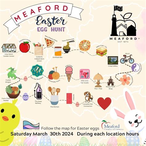 Easter Egg Hunt, Sykes St, Meaford, ON, Canada, 30 March 2024 ...