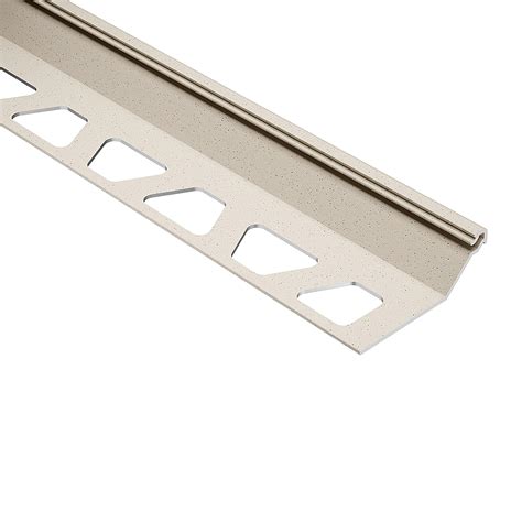Schluter Finec-SQ Trim 1/2in. Aluminum Ivory | Floor and Decor