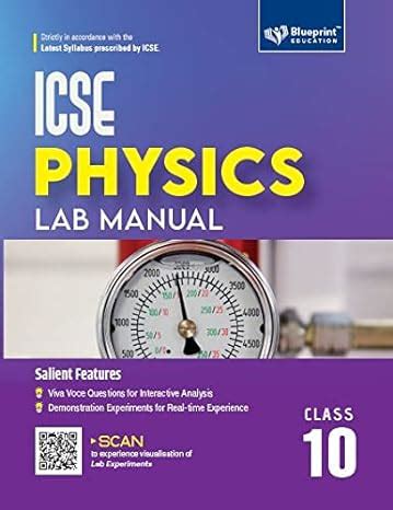 Blueprint ICSE Physics Lab Manual For Class 10 - Latest for 2024-25 Se ...
