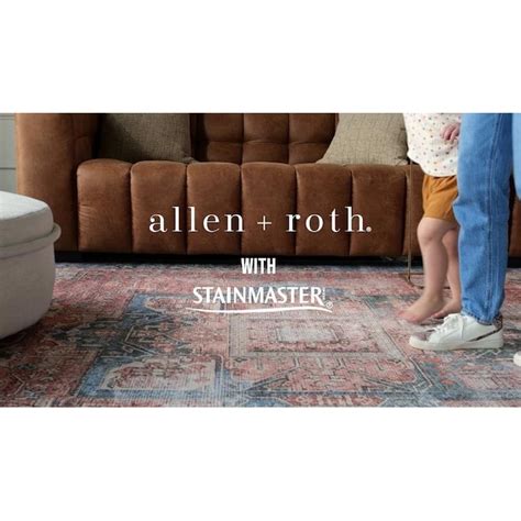 allen + roth with STAINMASTER Jezebel Performance 2 X 8 (ft) Garnet ...