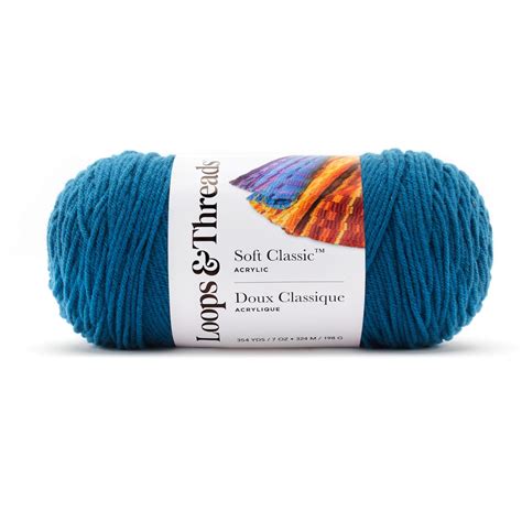 Soft Classic™ Solid Yarn by Loops & Threads®, Color: Reef | Michaels