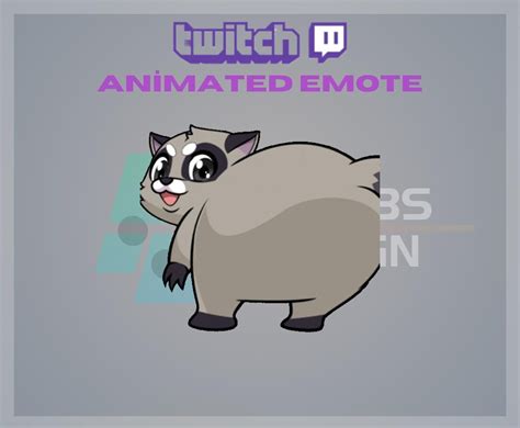 Buy Animated Twitch Emote, Twerking Panda Emote, Animal Emote, Dance ...